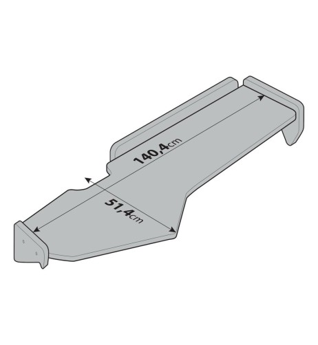 Tavolino per cruscotto Centrale Passeggero su misura MAN TGX dal 2020