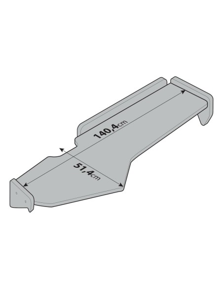 Tavolino per cruscotto Centrale Passeggero su misura MAN TGX dal 2020