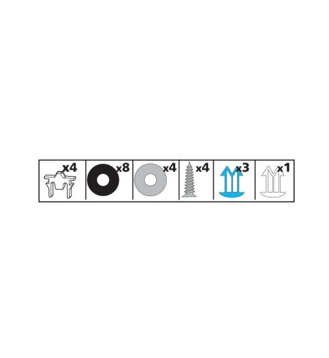 Portatarga posteriore Europeo universale