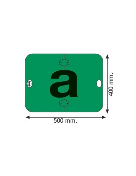 Marcatura in alluminio pieghevole verde derrate deperibili prodotti agricol