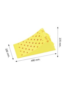 Zoccolo ferma camion omologato 490mm