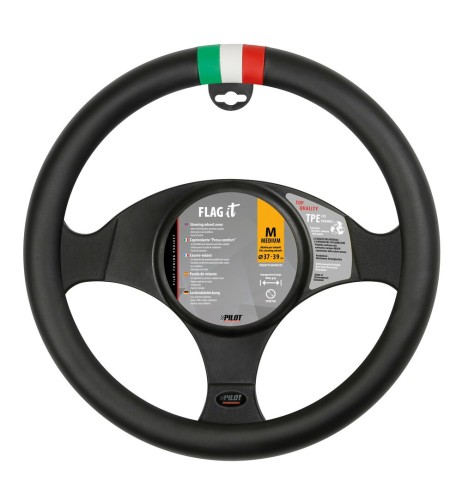 Coprivolante Flag Italia in Similpelle 37 39cm