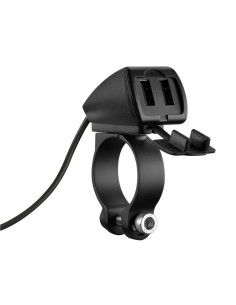 Doppio caricatore USB impermeabile 5400mA 30W con attacco Optiline