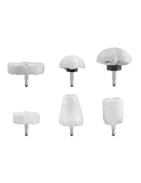 Set 6 Testine M6 per lucidatura a trapano