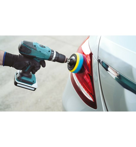 Set Lucidatura 31pz Tamponi Spugne adattatori M10