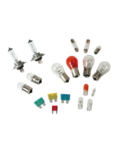 Kit lampadine di ricambio 19 pezzi H7 12V fusibili