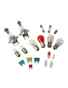 Kit lampadine di ricambio 19 pezzi H4 12V lampadine stop e direzione fu 2