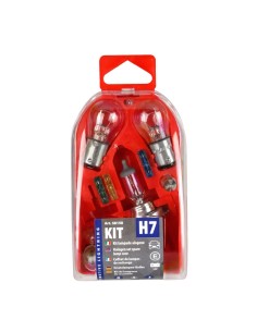 Kit lampadine di ricambio 12V H7 P21W P21 5W R5W T4W C5W T5 W5W fusibil 2
