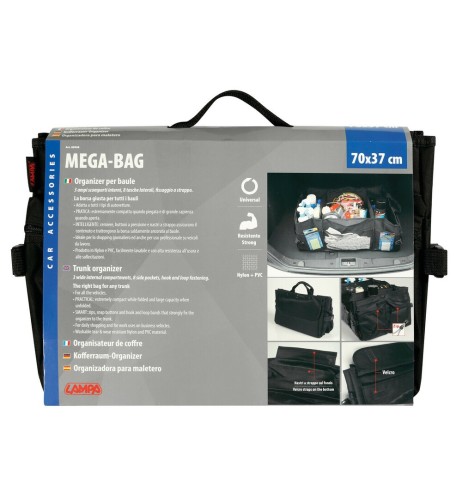 Borsa organizer in nylon per baule 70x37cm