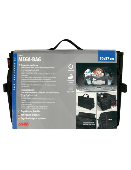 Borsa organizer in nylon per baule 70x37cm