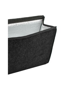 Borsa organizer per baule con rivestimento interno 2 tasche 28x28x15cm 2