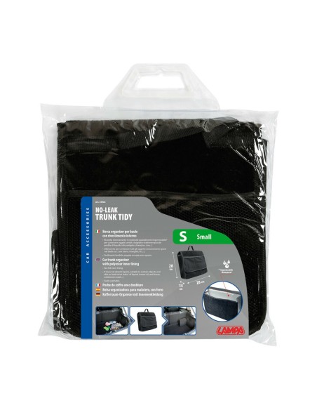 Borsa organizer per baule con rivestimento interno 2 tasche 28x28x15cm