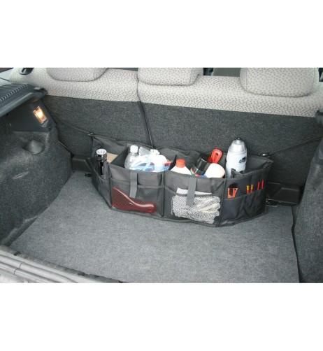 Borsa portaoggetti organizer per baule con tasche 74x24x14 5cm