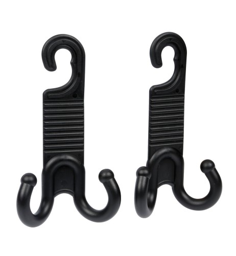 Coppia appendini multiuso appendi abiti per attacco poggiatesta