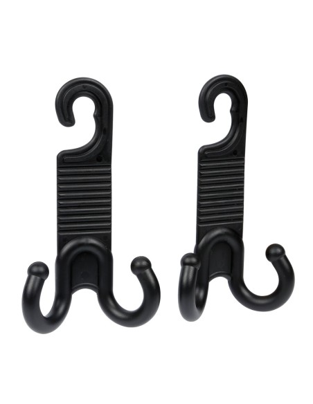 Coppia appendini multiuso appendi abiti per attacco poggiatesta