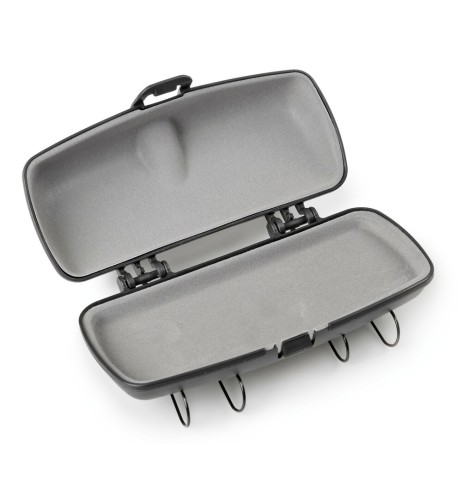 Custodia portaocchiali attacco parasole auto