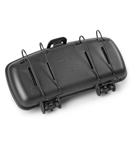 Custodia portaocchiali attacco parasole auto