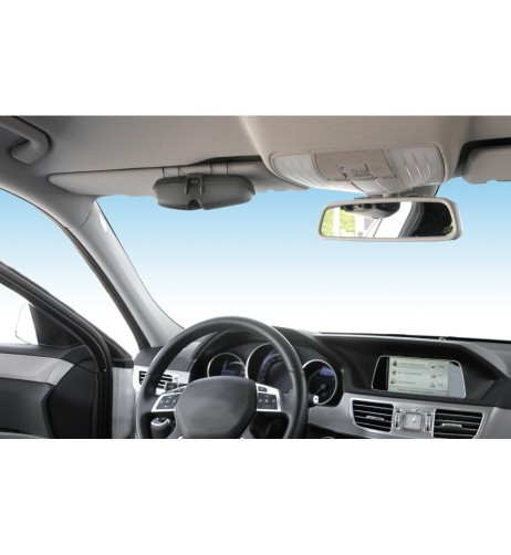 Custodia portaocchiali attacco parasole auto