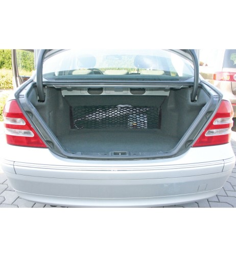 Rete portaoggetti multiuso da baule con ancoraggi 80x25cm