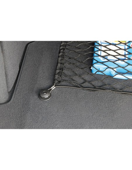 Rete portaoggetti multiuso da baule con ancoraggi 80x25cm