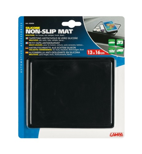 Tappetino antiscivolo in vero silicone multiuso 160x130mm
