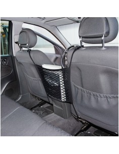 Tasca a rete elasticizzata multiuso per installazione tra i sedili 28x32cm 2