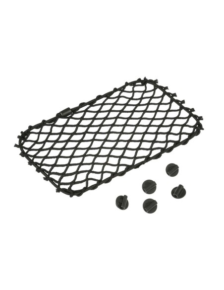 Tasca a rete elasticizzata multiuso fissaggio a bottone 30x18cm