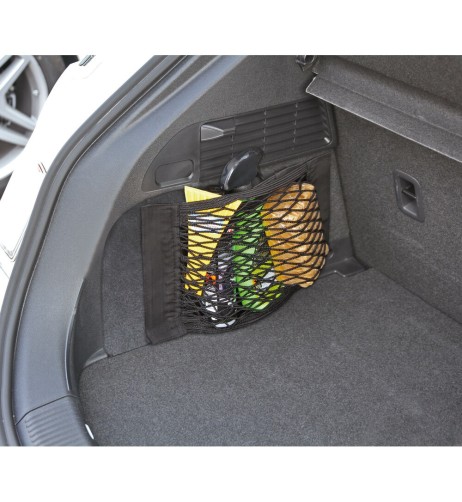 Tasca a rete elasticizzata multiuso fissaggio in moquette 40x25cm