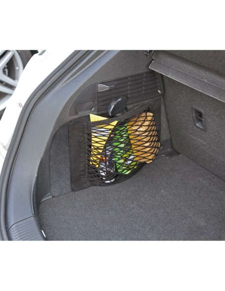 Tasca a rete elasticizzata multiuso fissaggio in moquette 40x25cm