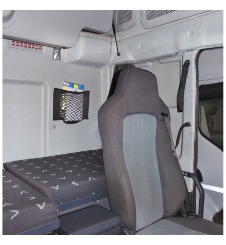 Tasca a rete elasticizzata multiuso fissaggio in moquette 40x25cm