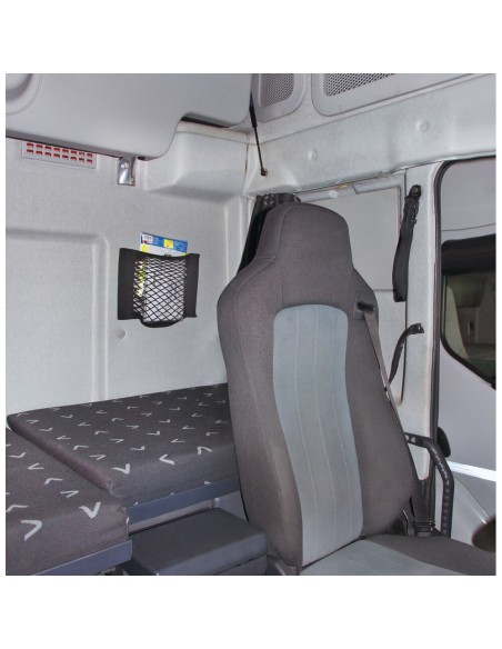 Tasca a rete elasticizzata multiuso fissaggio in moquette 40x25cm