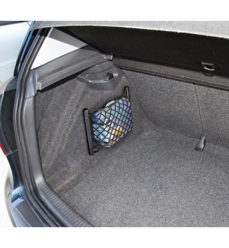 Tasca a rete elasticizzata multiuso fissaggio a viti 24x18cm