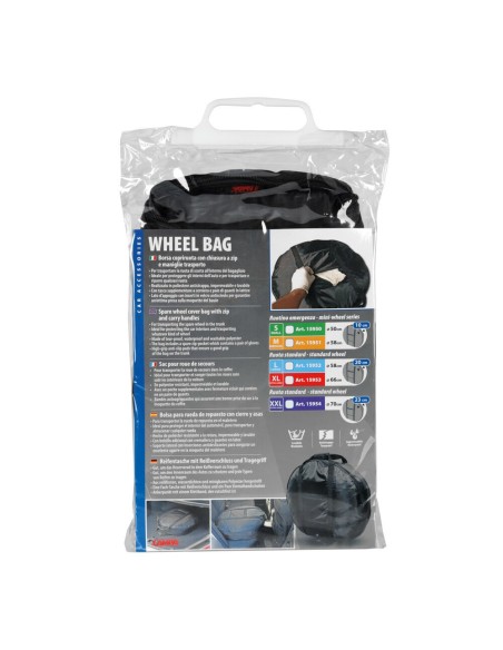 Borsa copriruota con maniglia trasporto ruota standard diametro 66cm