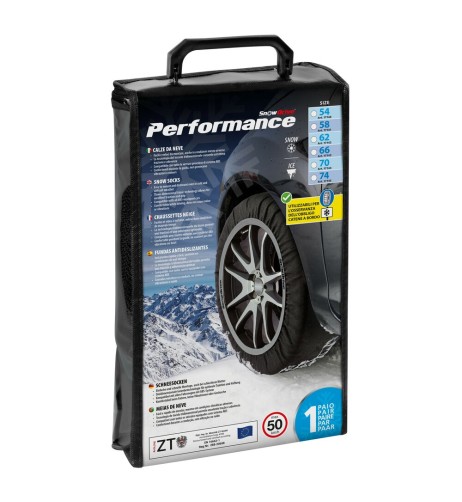 Coppia di calze da neve omologate per auto SD70