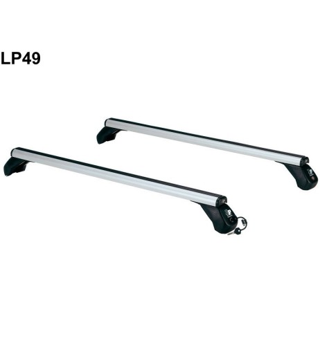 Kit barre portatutto LP49 per Fiat 500 500C dal 2007 al 2024