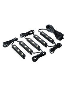 Set strisce decorative interno esterno 5x3 led 12V blu
