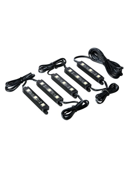 Set strisce decorative interno esterno 5x3 led 12V blu