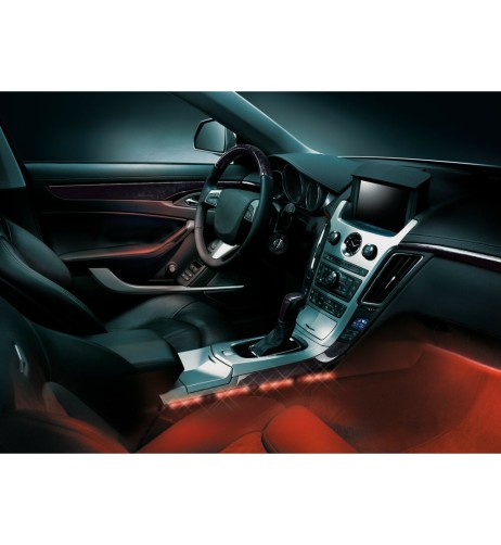 Set strisce decorative interno esterno 5x3 led 12V rosso