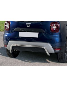 Tubo protezione posteriore inox lucido 60mm Dacia Duster 2018 2023