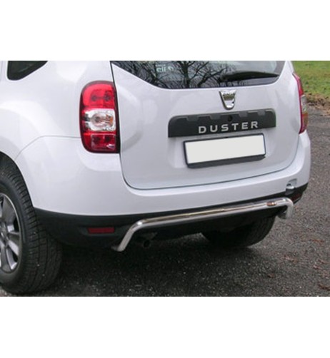 Tubo protezione posteriore inox lucido 70mm Dacia Duster 2010 2017