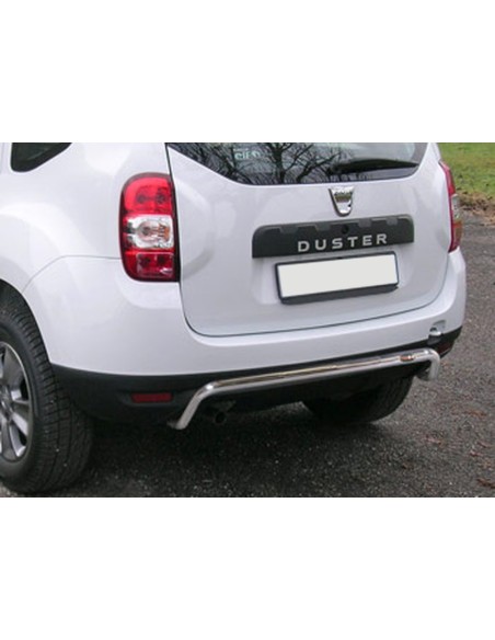 Tubo protezione posteriore inox lucido 70mm Dacia Duster 2010 2017