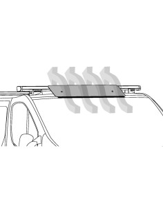 Deflettore anteriore L110cm per barre commerciali Nordrive kargo 2
