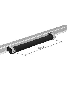 Rullo posteriore carica scale 96cm per barre commerciali Nordrive in allumi 2