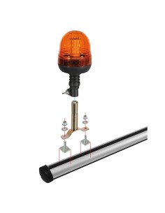 Connettori a T porta lampade rotanti per barre Nordrive Kargo Plus in allum 2