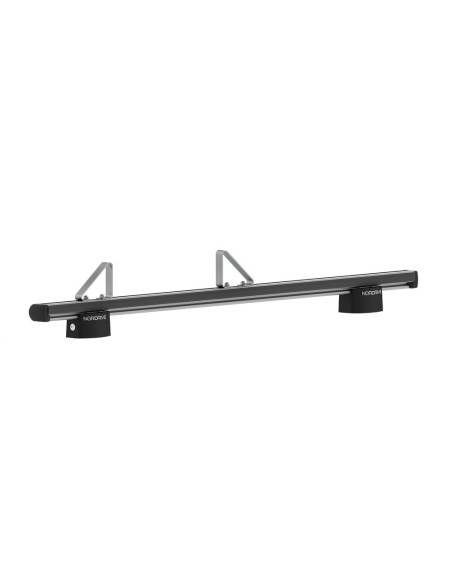 Coppia fermacarico in acciaio inox H70mm per barre con canalina