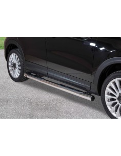 Pedane laterali inox lucido 70mm Fiat 500X dal 2015