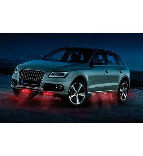 Set strisce decorative interno esterno 12x3 led 12V rosso