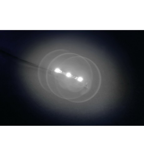 Set strisce decorative interno esterno 12x3 led 12V bianco