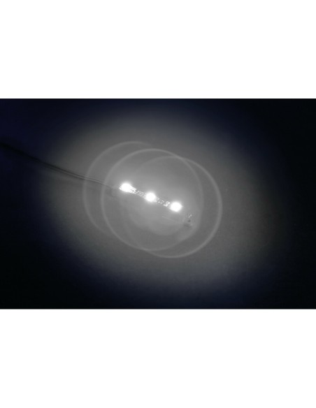 Set strisce decorative interno esterno 12x3 led 12V bianco