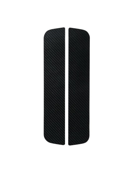 Coppia profili battitacco portiera adesivi carbon look 300x55mm